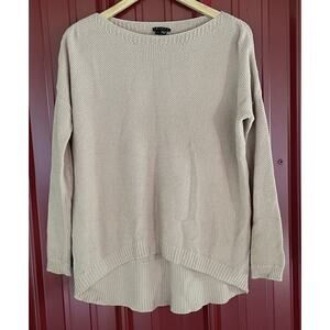 Theory Sweater Cashmere Cotton Knit Crew Neck Pullover Womens‎ Small